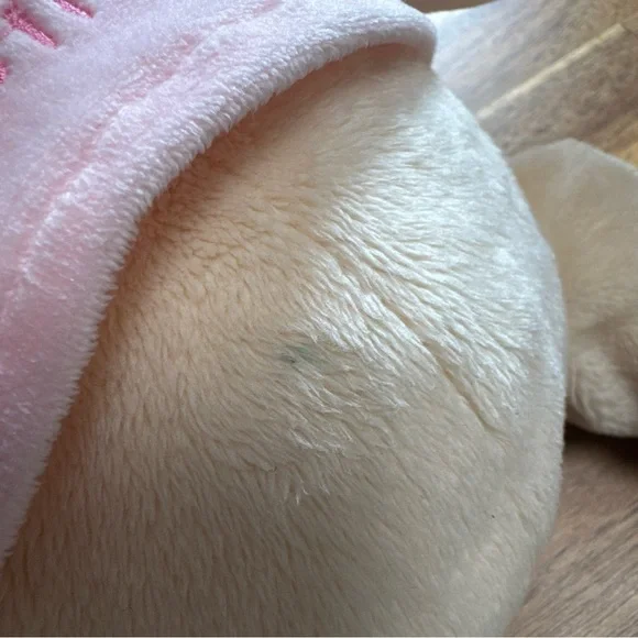 Disney RARE Winnie The Pooh Bear “It’s a Girl” Plush Stuffed Animal Pink Shirt - Picture 6 of 8